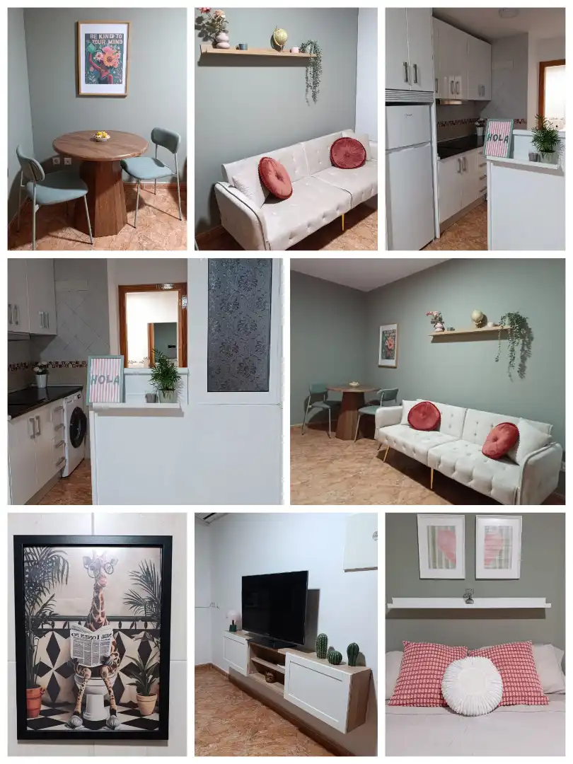 Schlafzimmer von Wohnung zur Miete in Mijas mit Klimaanlage, Möbliert und Ofen
