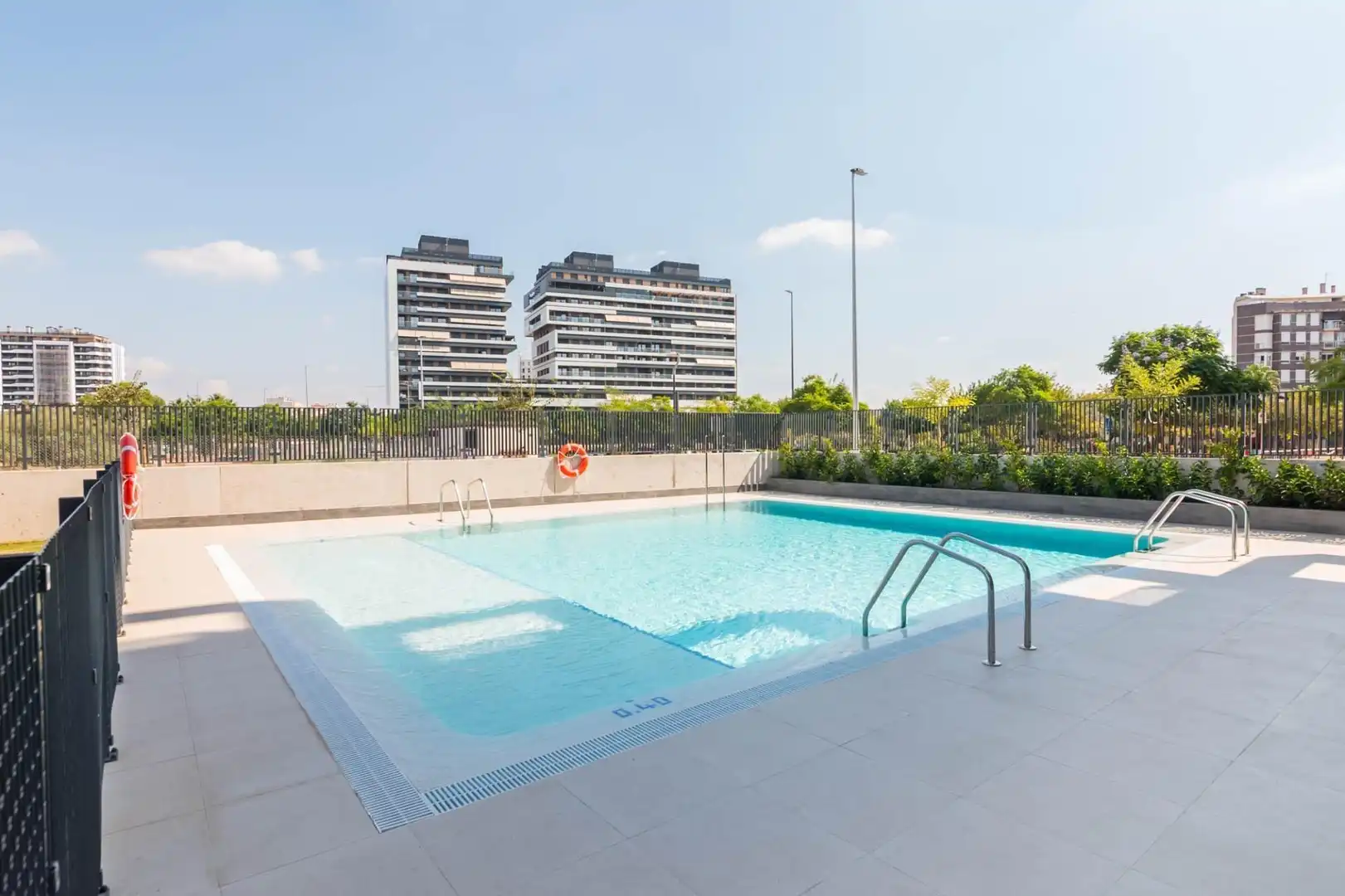 Swimming pool of Flat for sale in Murcia  with Air Conditioner, Heating and Private garden