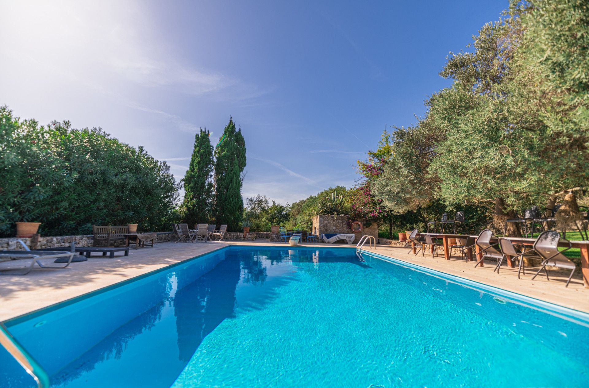 Swimming pool of Country house to rent in Pollença  with Terrace, Furnished and Balcony