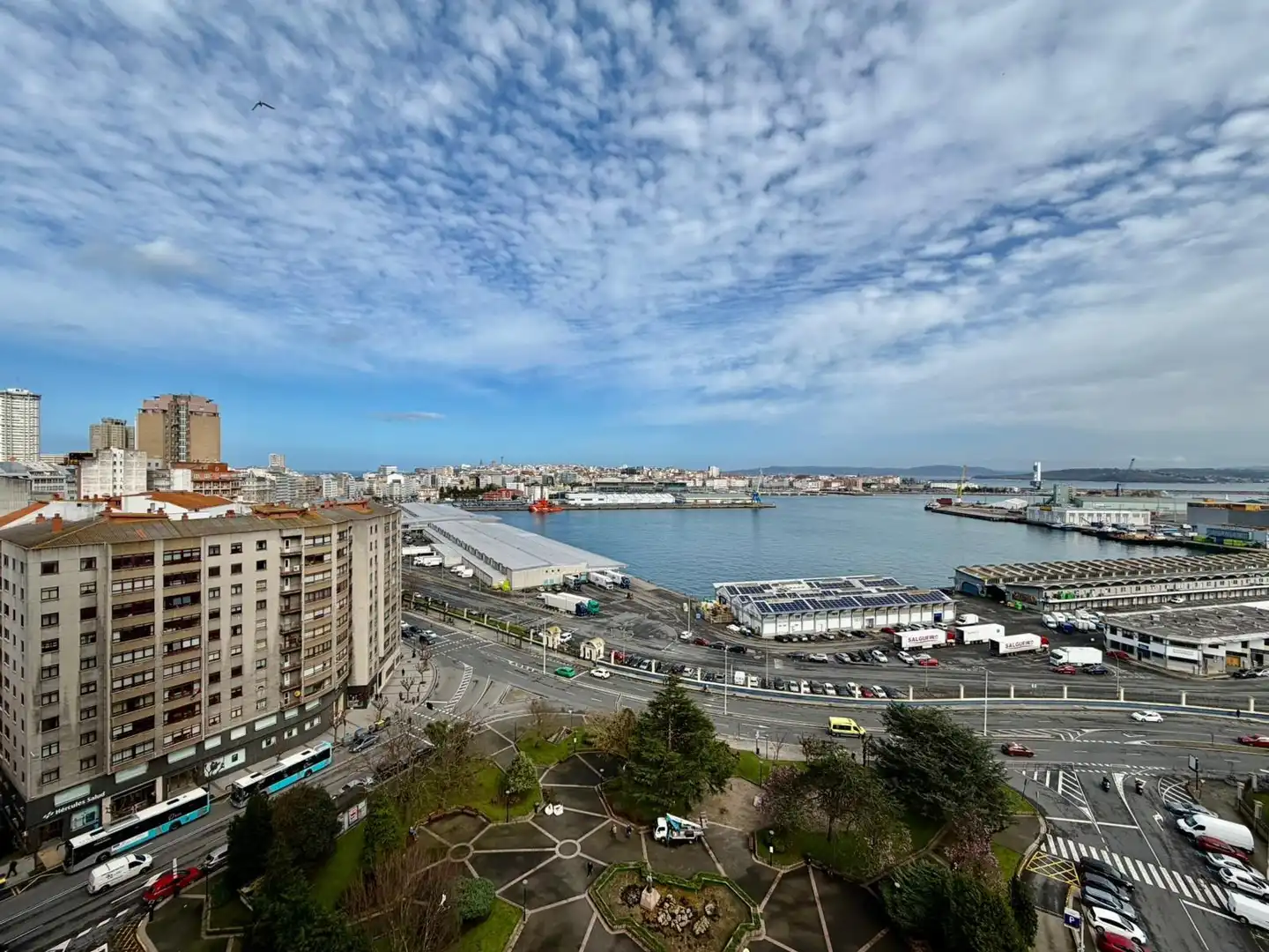 Exterior view of Flat for sale in A Coruña Capital   with Heating, Terrace and Storage room