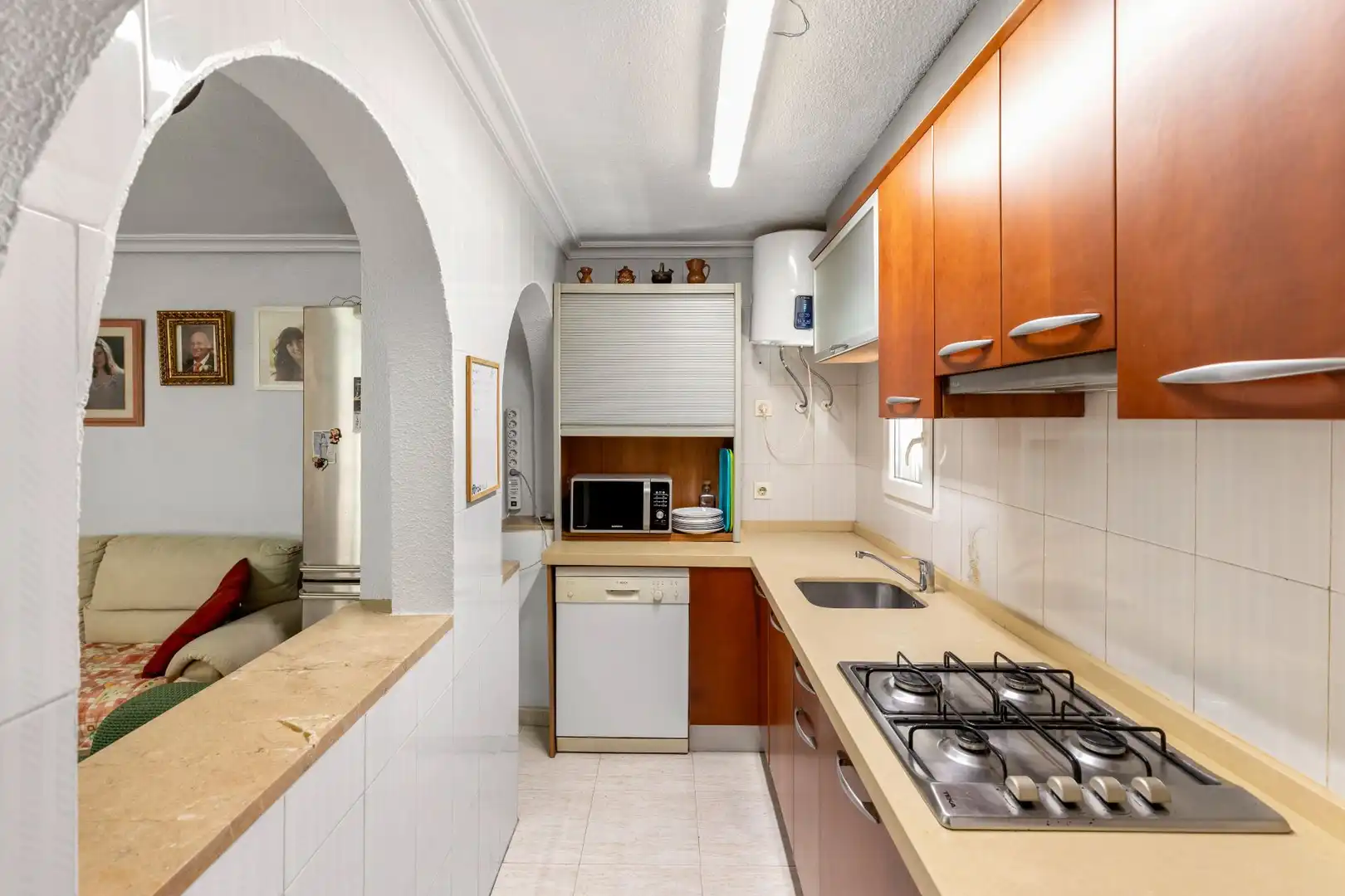 Cocina de Casa adosada en venta en Torrevieja con Aire acondicionado, Jardín privado y Terraza
