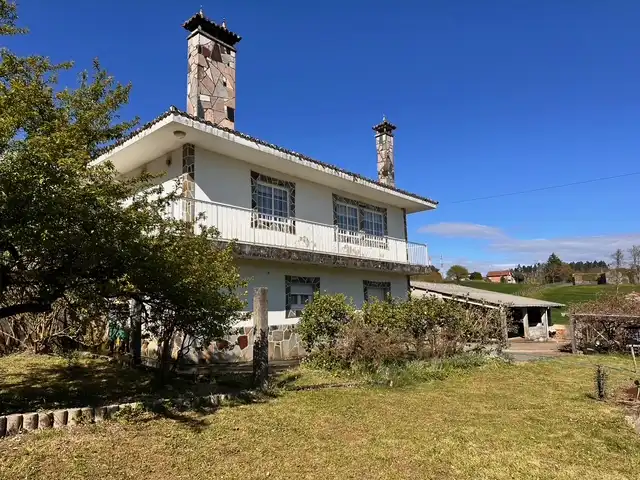 Vista exterior de Casa o chalet en venta en Boqueixón con Jardín privado, Amueblado y Balcón