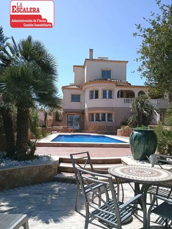 Piscina de Casa o chalet en venta en Castalla con Aire acondicionado, Calefacción y Jardín privado