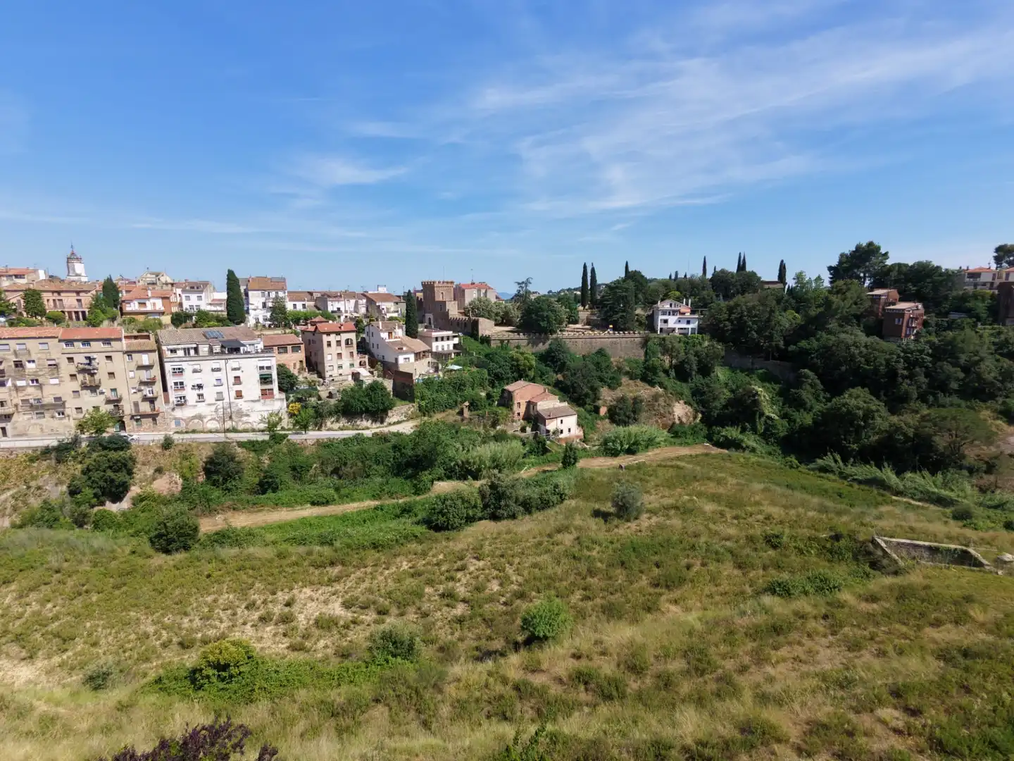Exterior view of Detached homes for sale in Sant Feliu de Codines  with Air Conditioner, Heating and Private garden