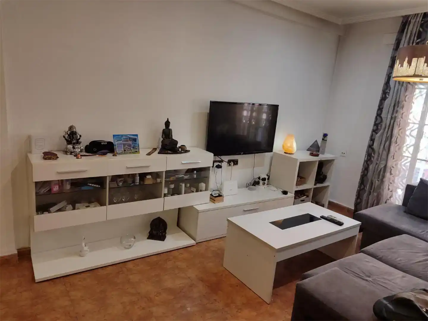 Living room of Flat for sale in  Valencia Capital  with Air Conditioner
