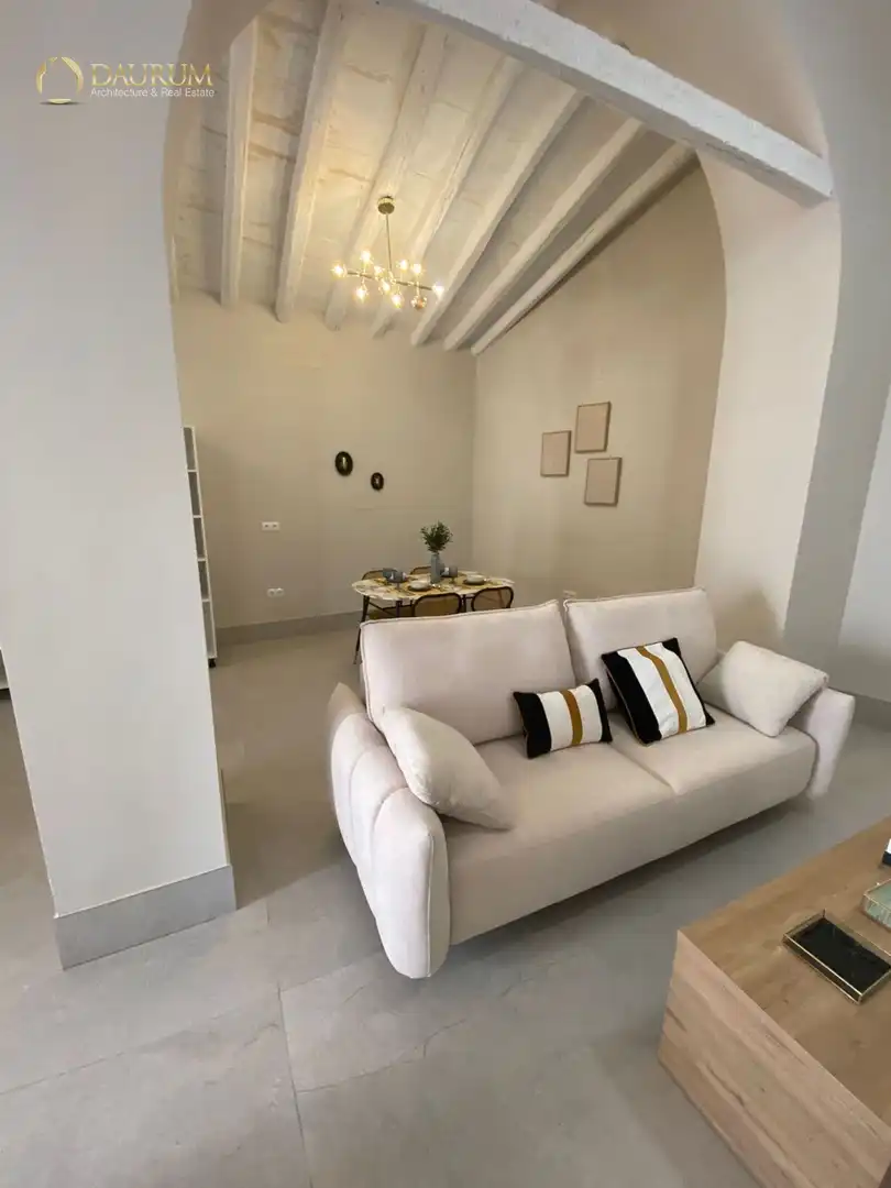 Living room of Flat for sale in Utrera  with Air Conditioner, Terrace and Furnished