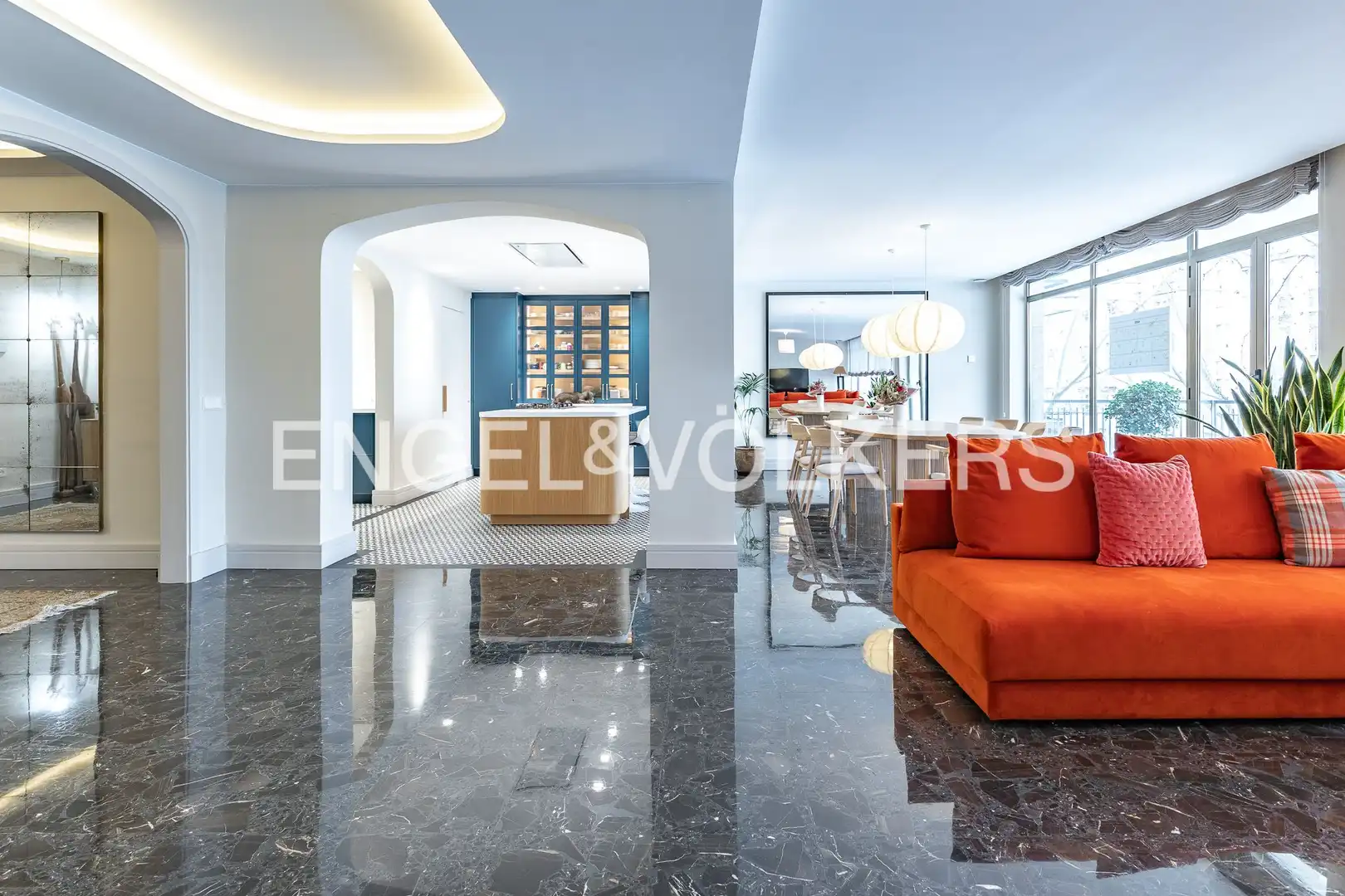 Living room of Flat for sale in Barcelona  with Air Conditioner, Heating and Parquet flooring