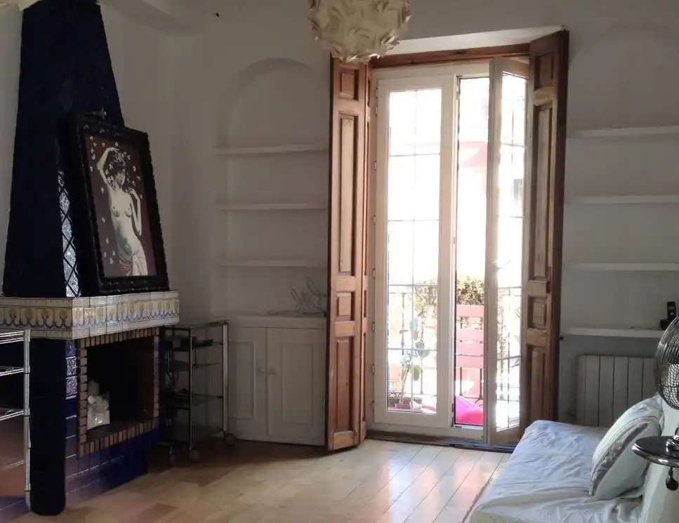 Schlafzimmer von Wohnung zum Verkauf in Madrid mit Heizung und Möbliert
