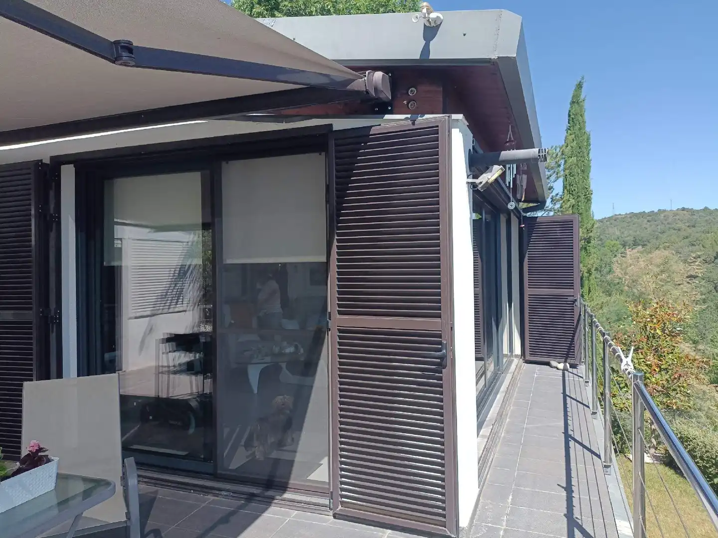 Vista exterior de Casa o chalet en venta en La Puebla de Castro con Aire acondicionado, Calefacción y Jardín privado