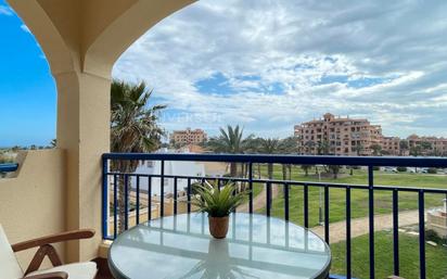 Exterior view of Flat for sale in El Ejido  with Parquet flooring, Terrace and Furnished