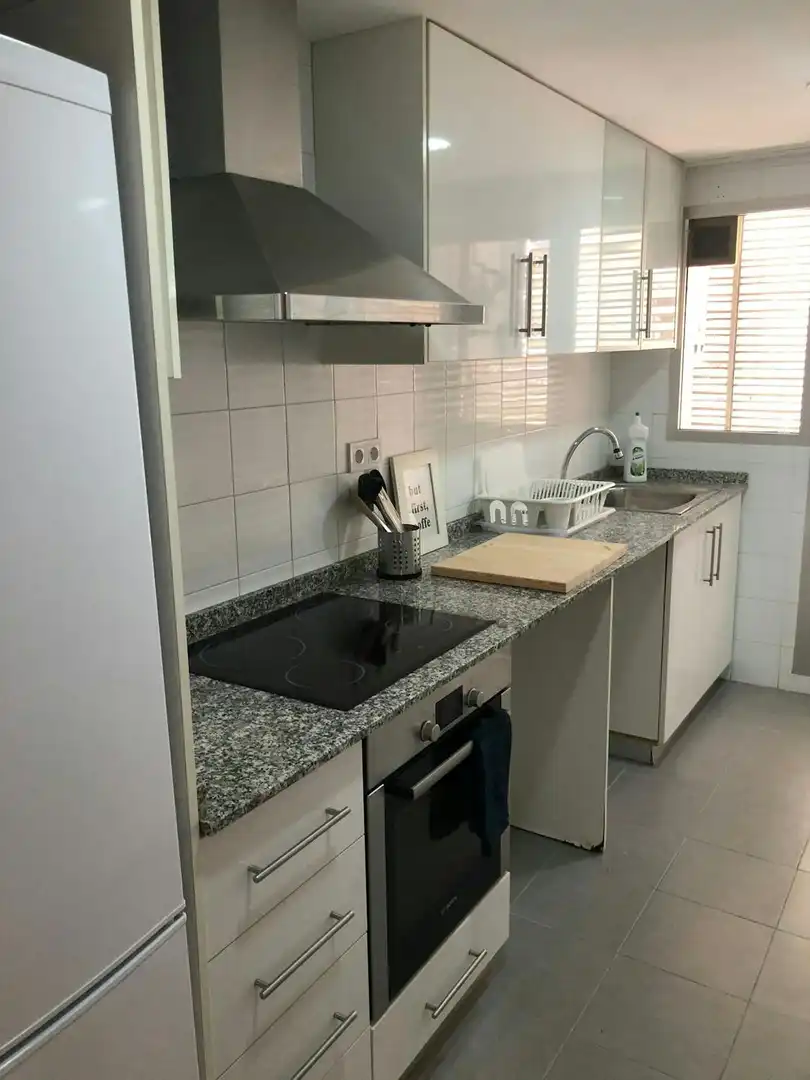 Kitchen of Flat for share in Valencia  with Washing machine
