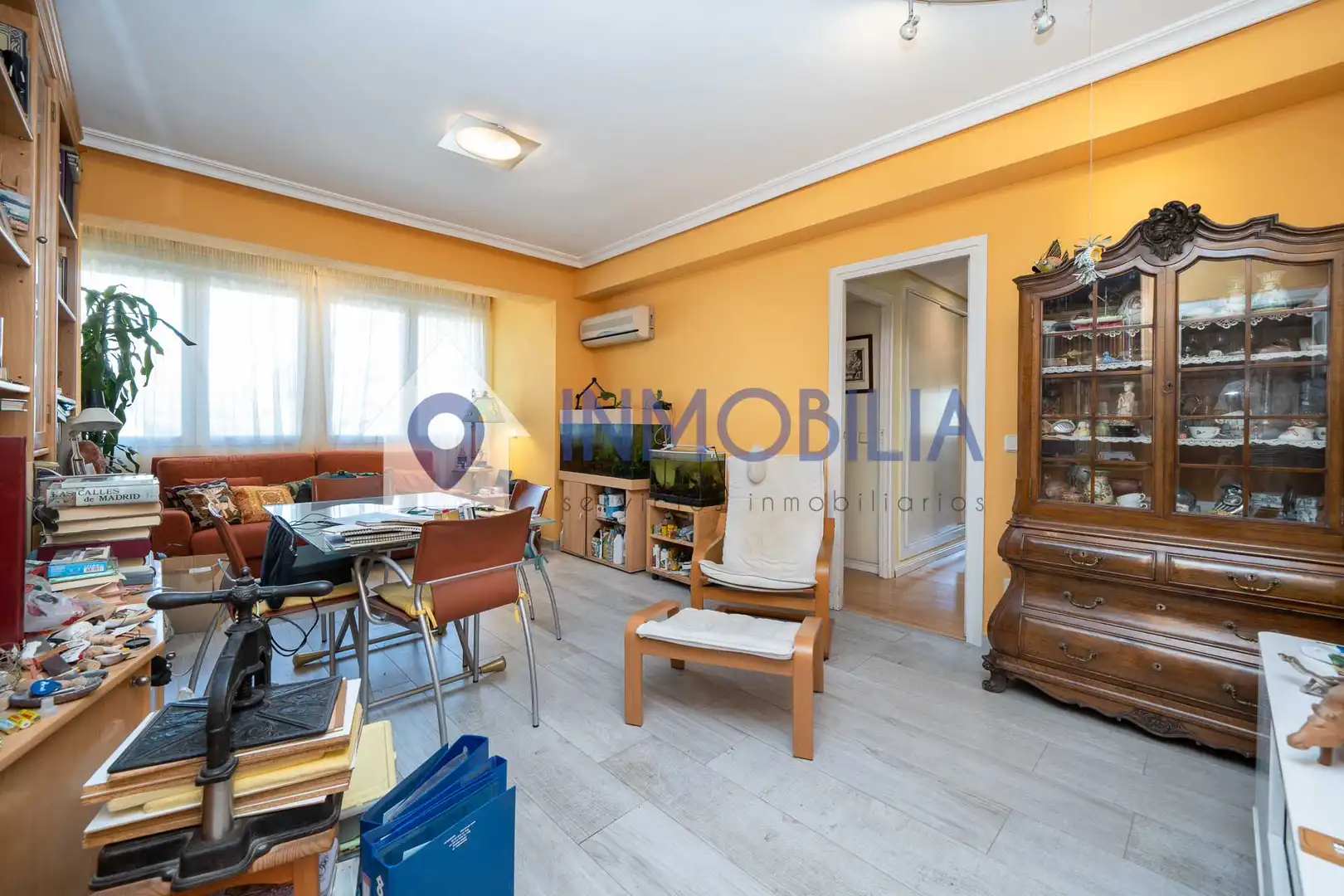 Sala d'estar de Pis en venda en Madrid amb Aire condicionat, Calefacció i Terrassa