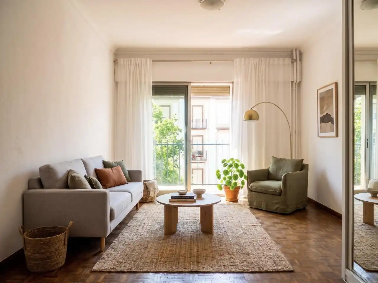 Sala de estar de Piso en venta en Sevilla con Aire acondicionado, Terraza y Balcón
