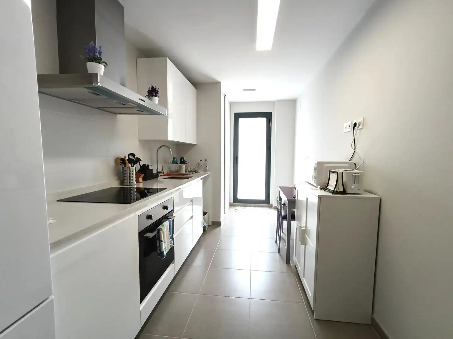Kitchen of Flat for rent in Rincón de la Victoria  with Air Conditioner, Heating and Parquet flooring