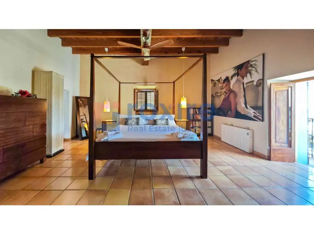 Bedroom of Country homes for rent in Sant Josep de sa Talaia  with Air Conditioner, Private garden and Terrace