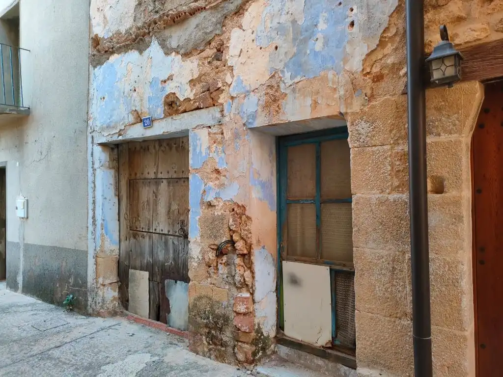 Vista exterior de Casa adosada en venta en Beceite con Terraza