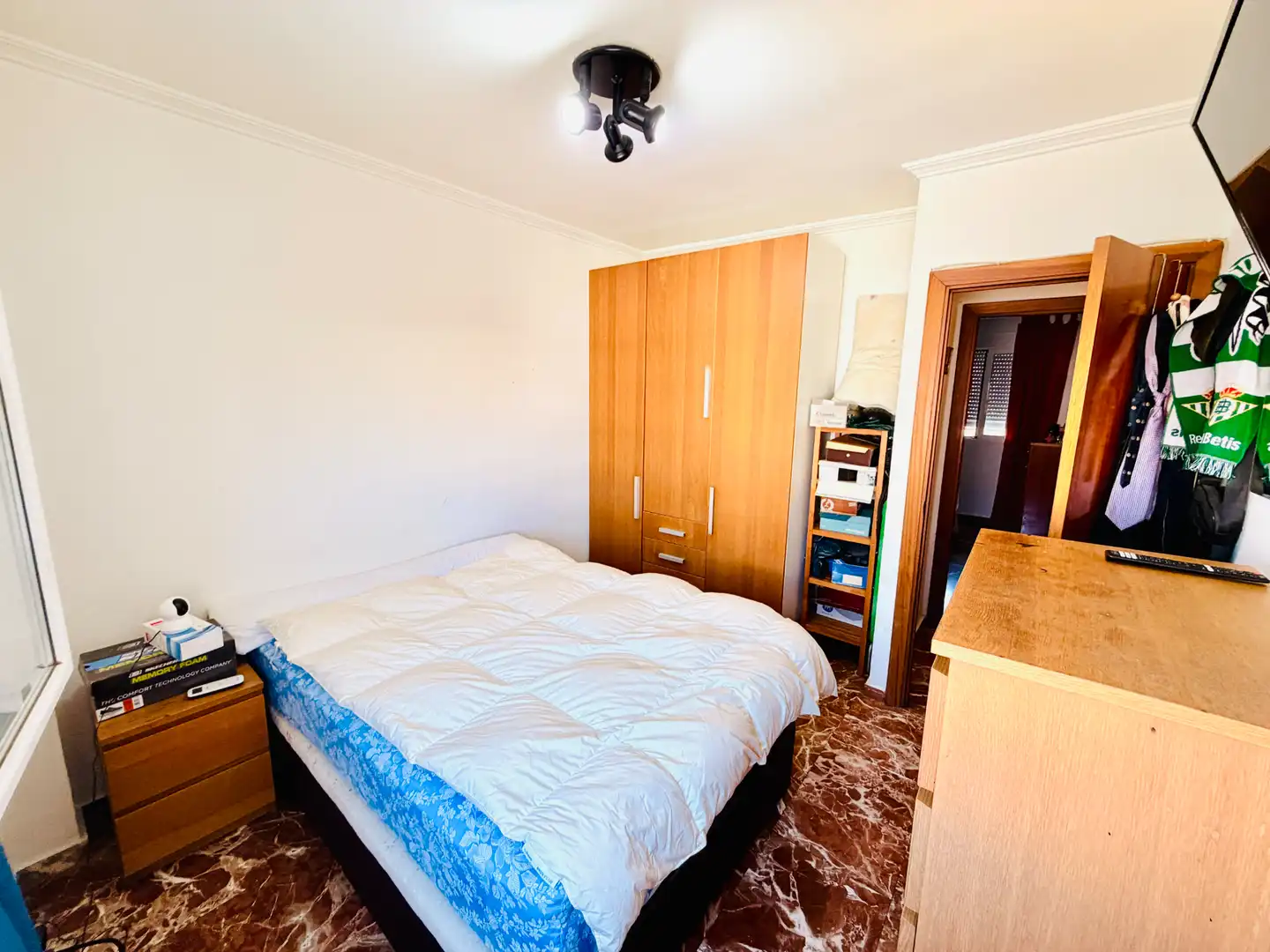 Bedroom of Flat for sale in Sevilla  with Air Conditioner and Terrace