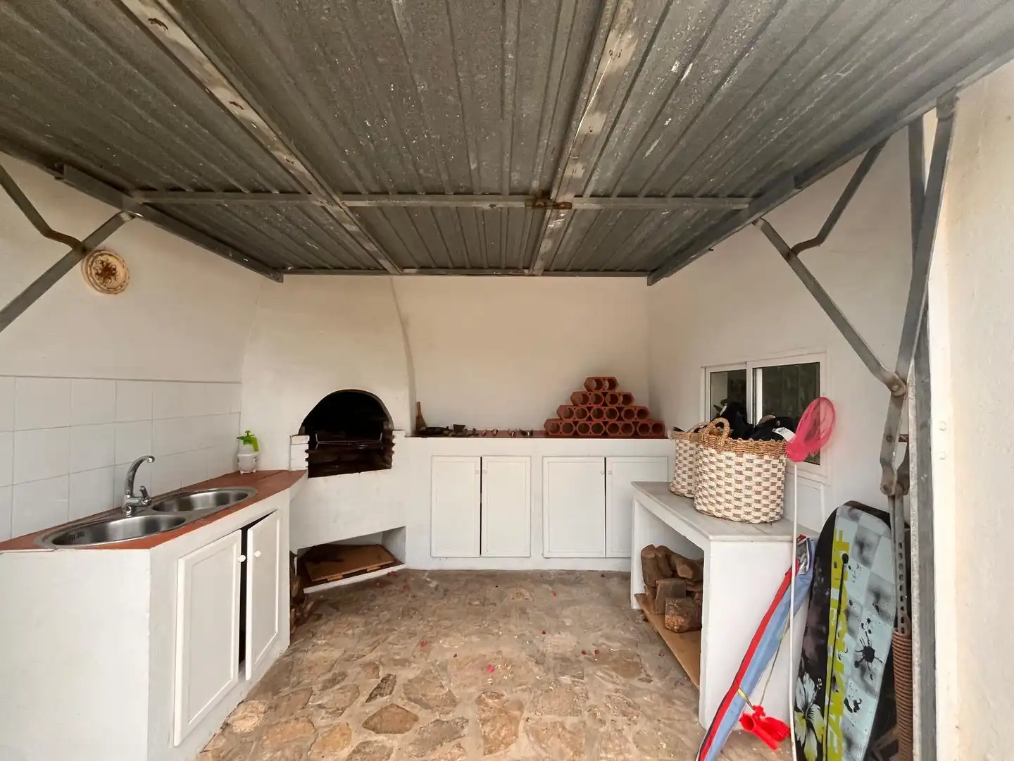 Cuina de Finca rústica en venda en Barbate amb Jardí privat, Terrassa i Traster