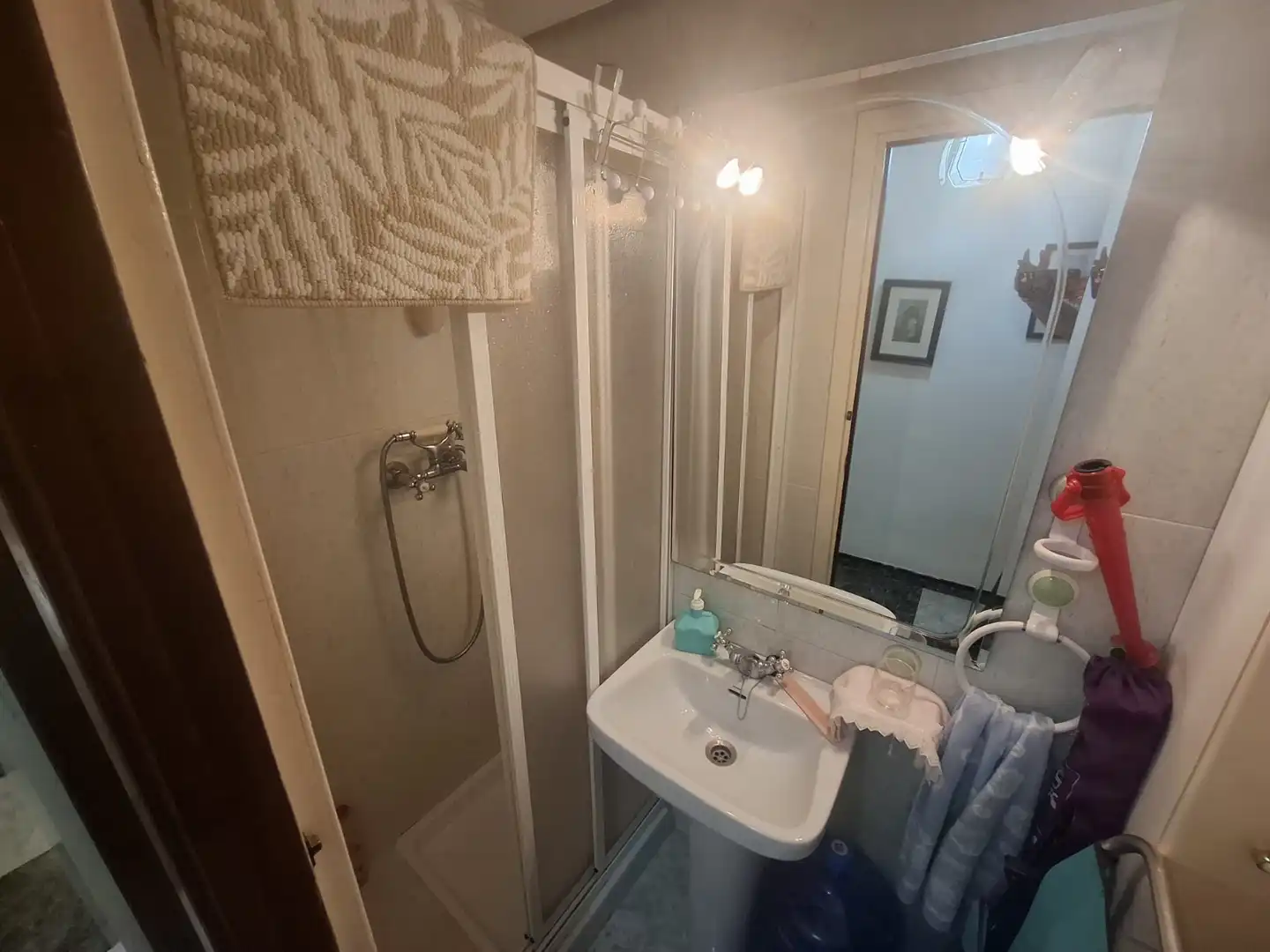 Badezimmer von Wohnung zum Verkauf in Fuengirola mit Klimaanlage, Terrasse und Möbliert