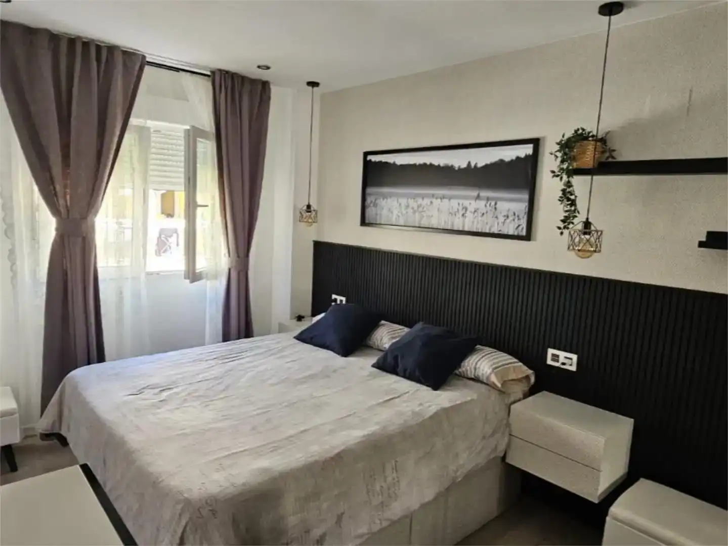 Schlafzimmer von Wohnung zum Verkauf in Peñíscola / Peníscola mit Klimaanlage und Balkon