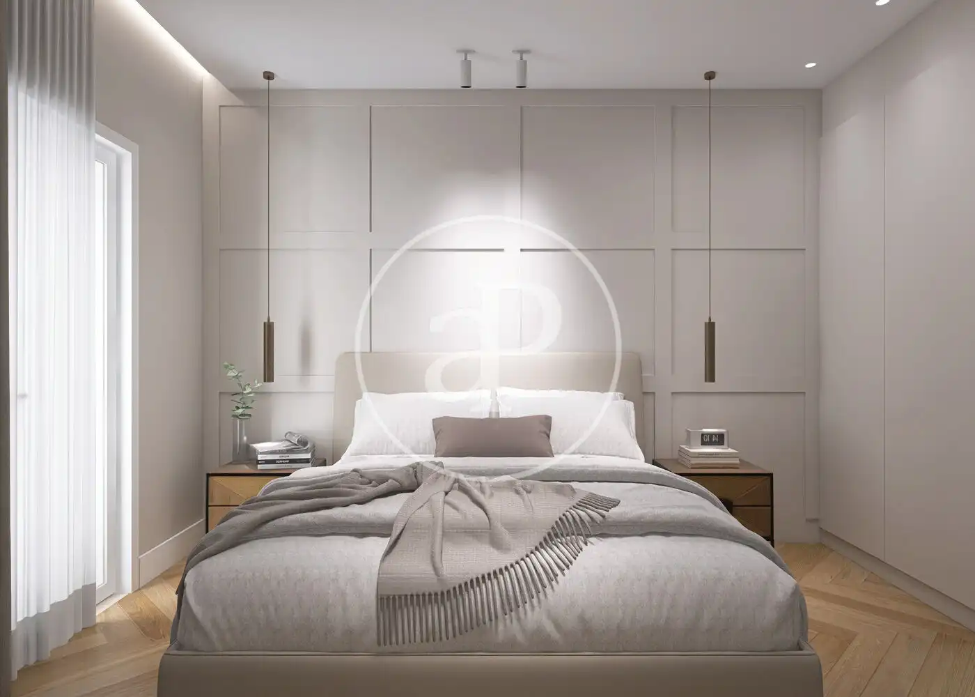 Bedroom of Flat for sale in Barcelona  with Air Conditioner, Heating and Terrace