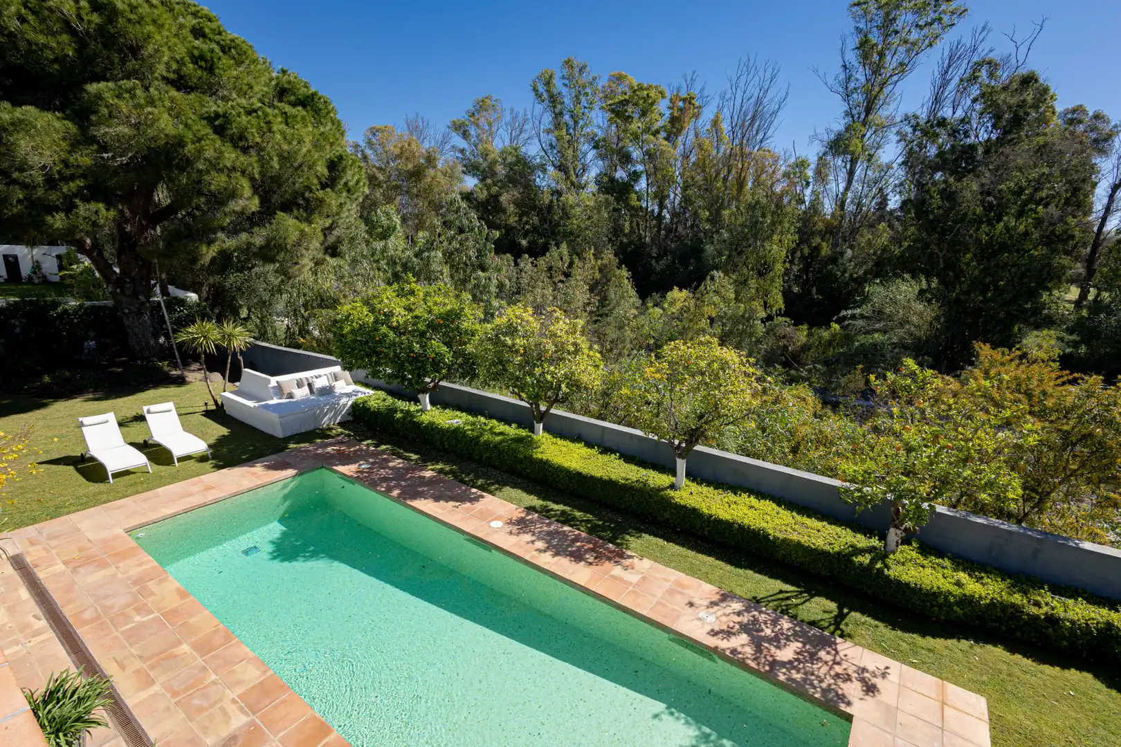 Piscina de Casa o chalet de alquiler en Estepona con Jardín privado, Terraza y Piscina