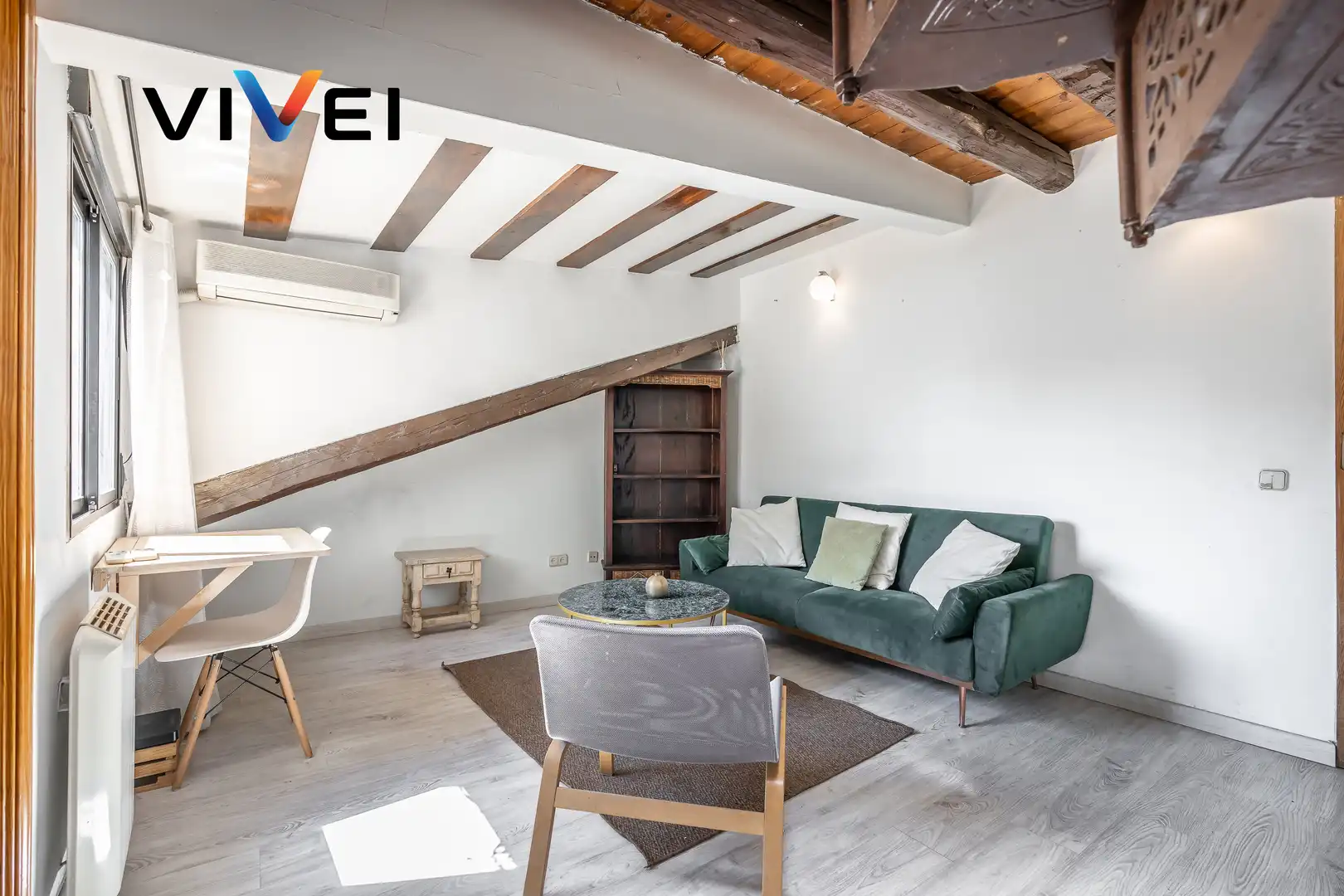 Sala de estar de Ático en venta en Madrid con Aire acondicionado, Calefacción y Terraza