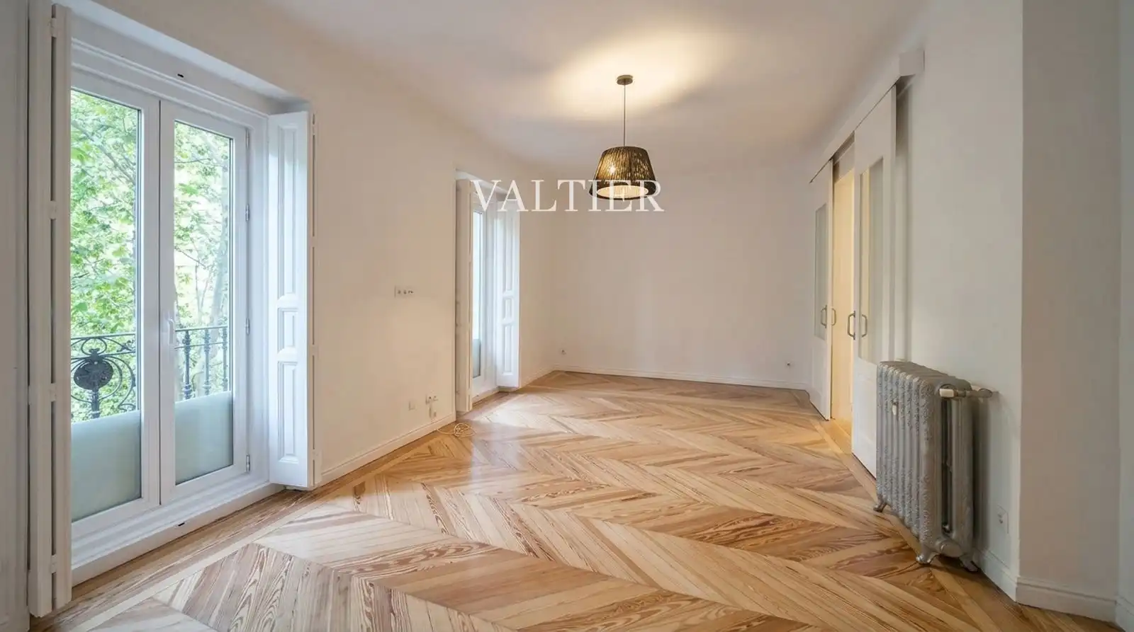 Wohnzimmer von Wohnung zur Miete in Madrid mit Klimaanlage, Heizung und Terrasse