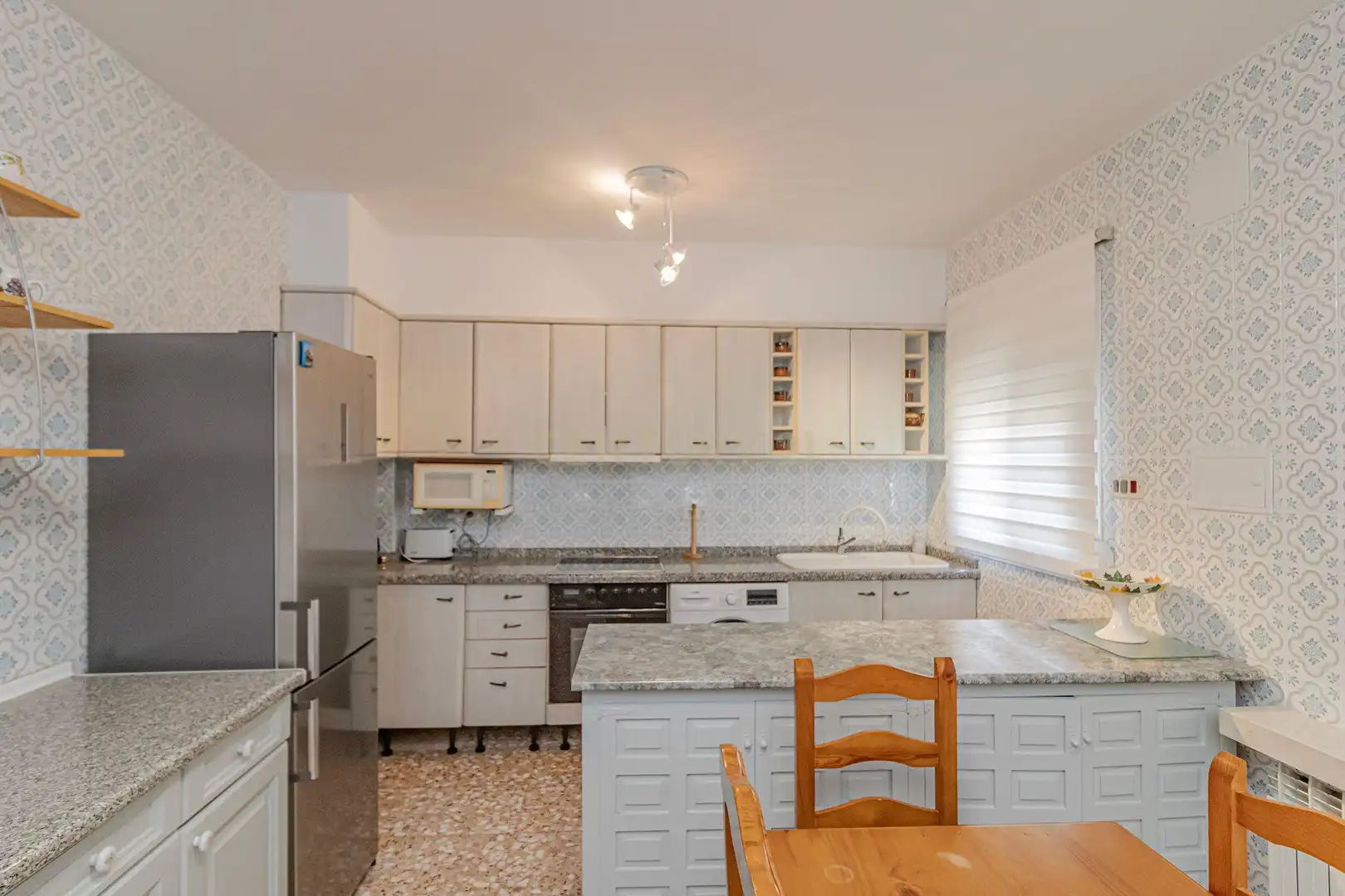 Kitchen of Houses for rent in Calpe / Calp  with Air Conditioner, Private garden and Swimming Pool