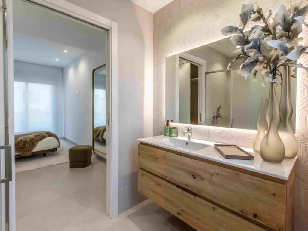 Bany de Apartament en venda en Finestrat amb Jardí privat i Piscina