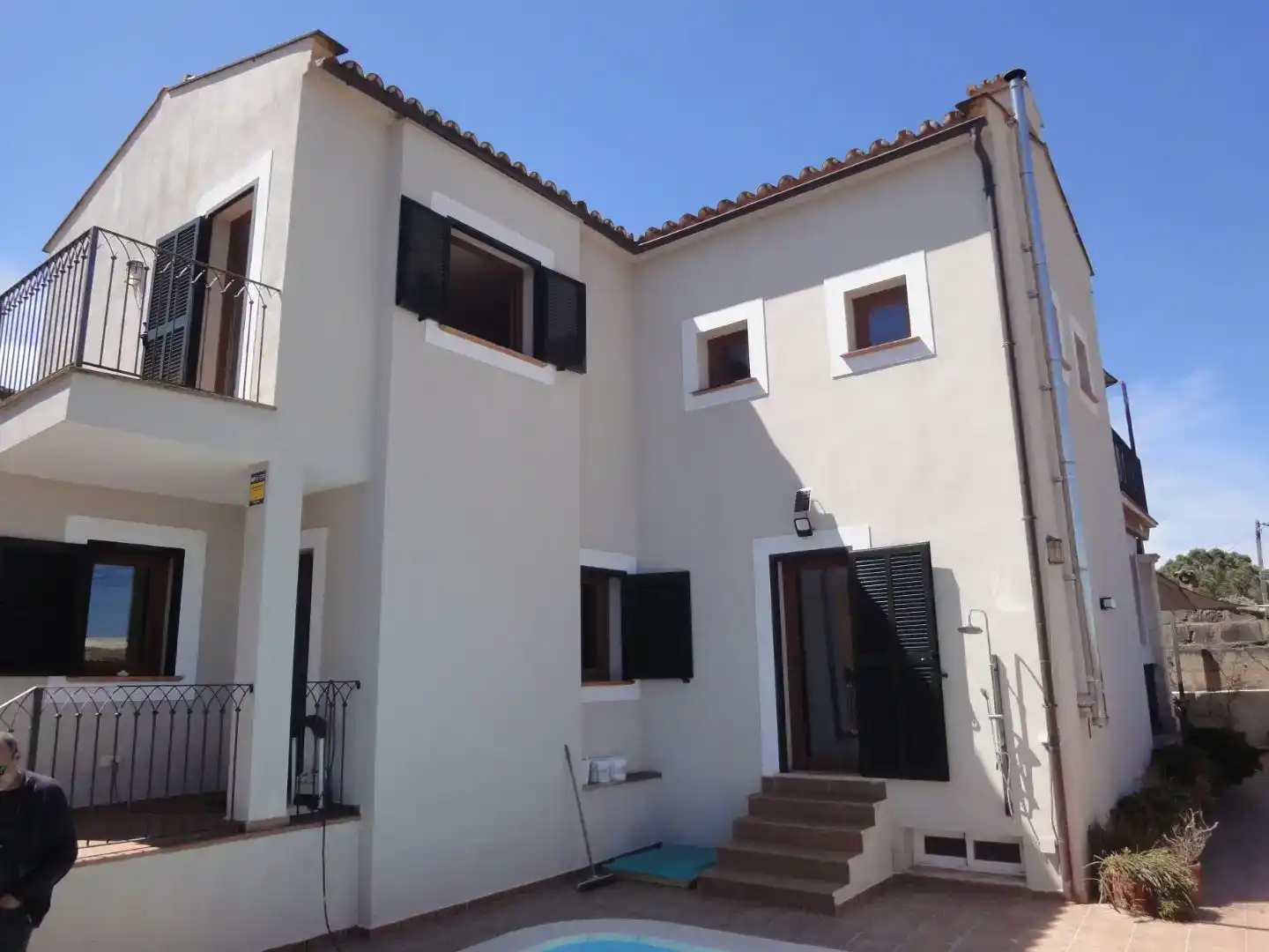 Vista exterior de Casa o xalet en venda en Algaida amb Piscina i Balcó