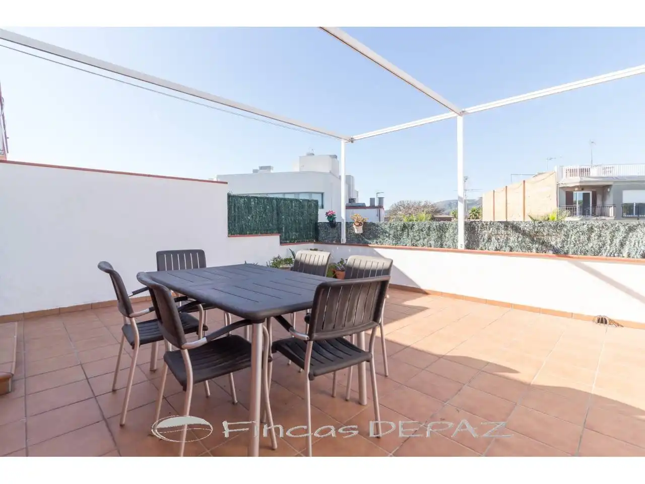 Terrace of Flat for sale in Castelldefels  with Air Conditioner, Heating and Parquet flooring