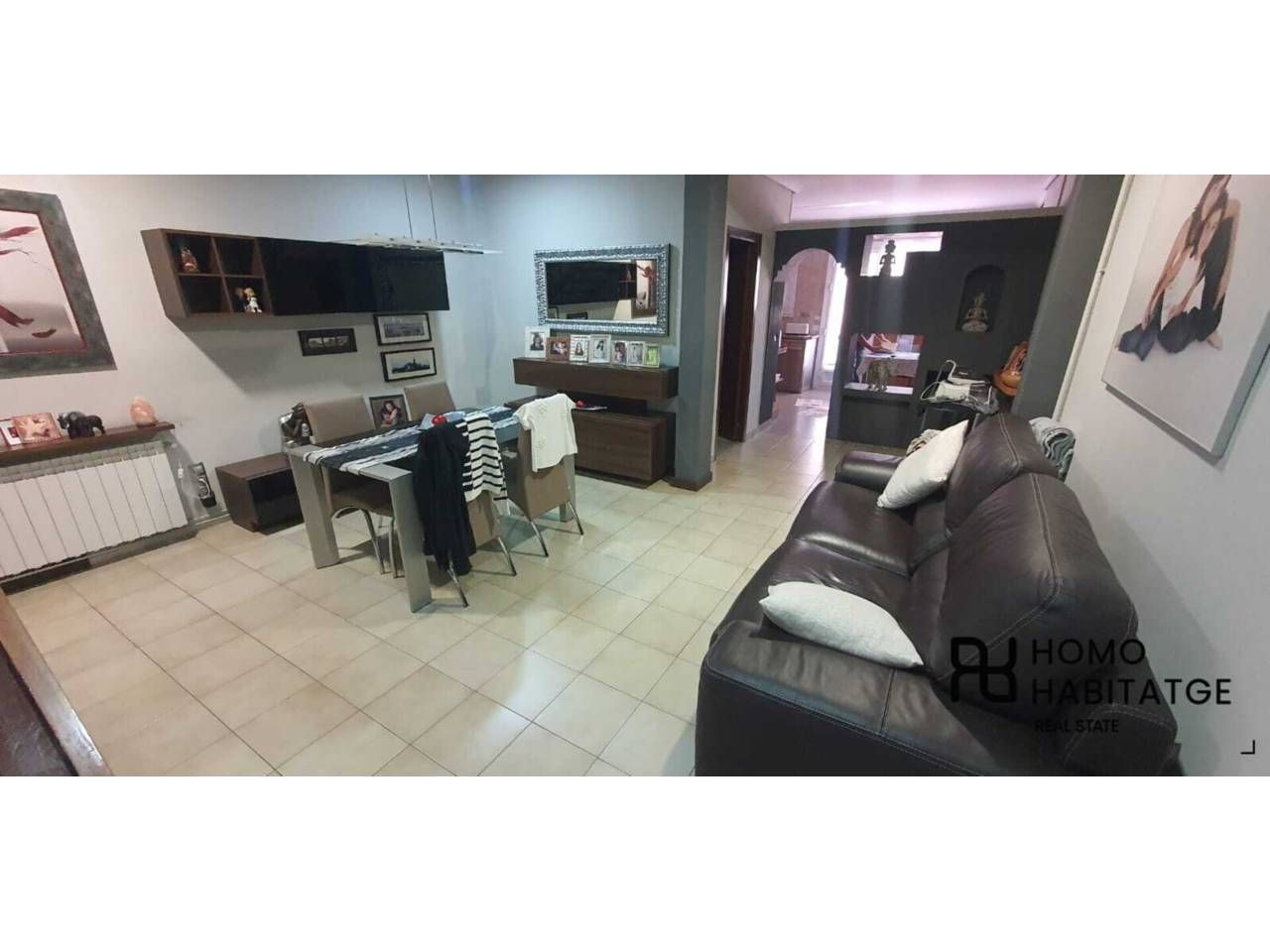 Living room of House or chalet for sale in Sabadell  with Heating, Parquet flooring and Terrace