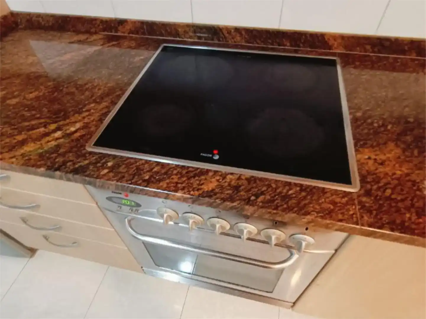 Kitchen of Flat for rent in Viveiro  with Furnished and Balcony