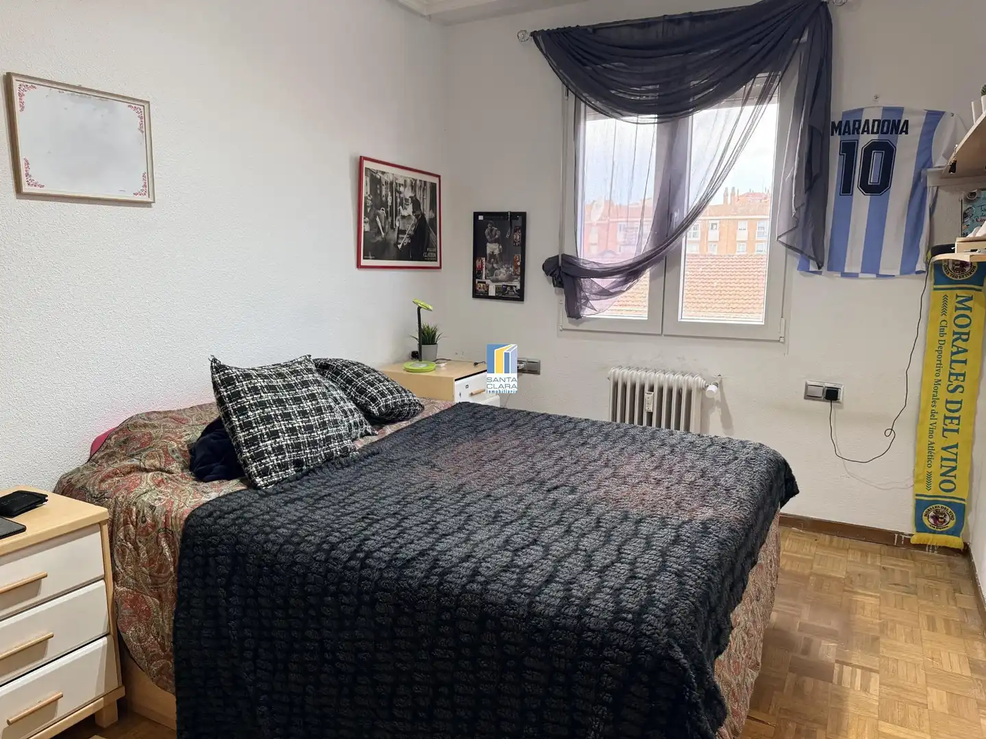 Bedroom of Flat for sale in Zamora Capital   with Parquet flooring, Terrace and Balcony