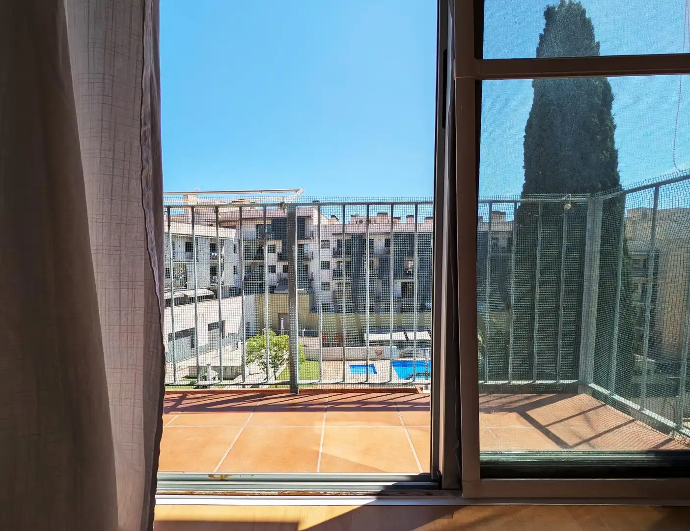 Terrasse von Dachboden zum Verkauf in Vilanova i la Geltrú mit Klimaanlage, Heizung und Parkett