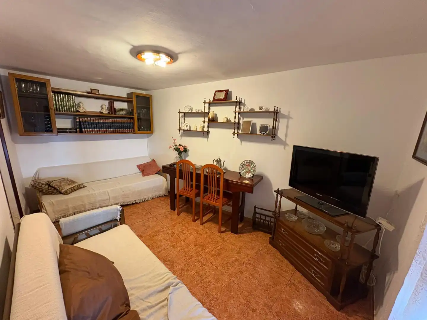 Sala de estar de Finca rústica en venta en Fombellida con Calefacción, Terraza y Trastero