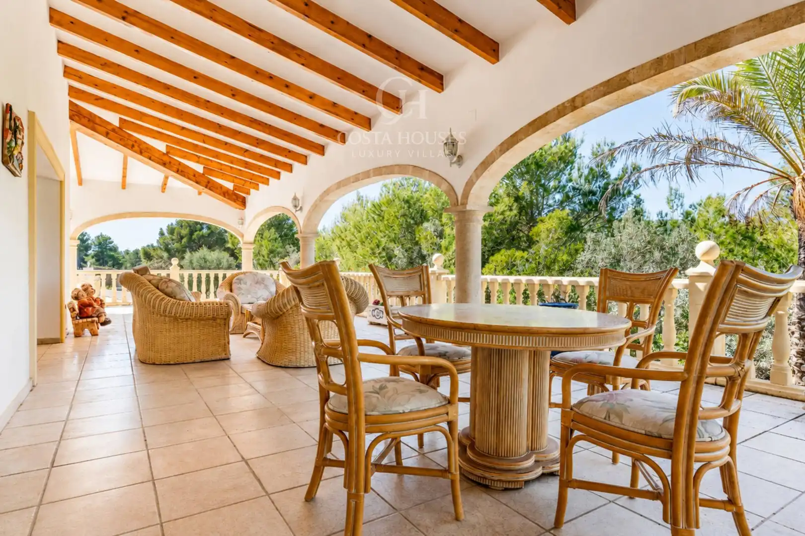 Terraza de Casa o chalet en venta en Jávea / Xàbia con Aire acondicionado, Calefacción y Jardín privado
