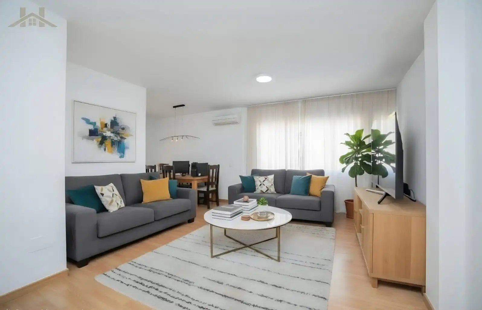 Sala de estar de Piso en venta en Rivas-Vaciamadrid con Aire acondicionado, Calefacción y Terraza