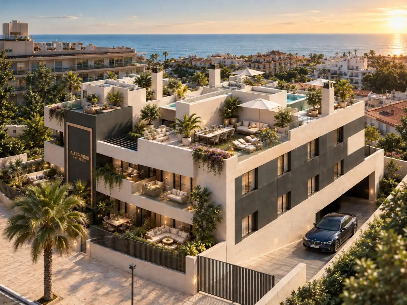Vista exterior de Planta baixa en venda en Torremolinos amb Aire condicionat, Terrassa i Piscina