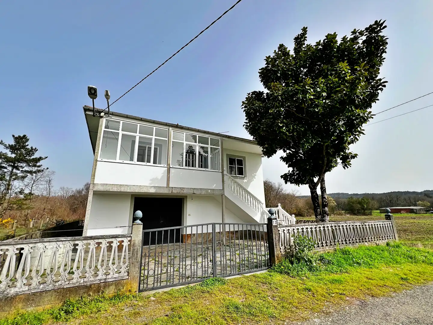 Exterior view of Houses for sale in Cospeito  with Heating, Private garden and Furnished