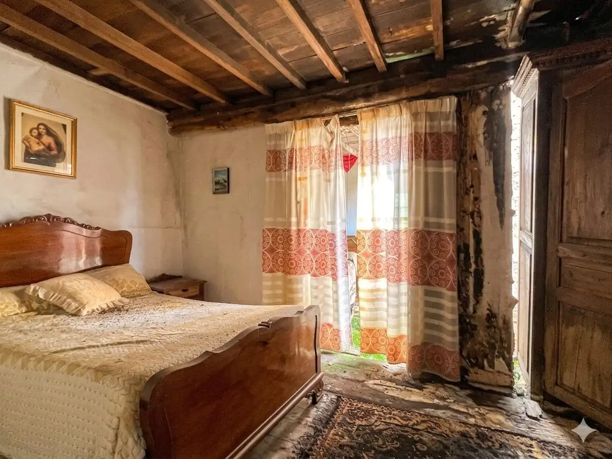 Schlafzimmer von Einfamilien-Reihenhaus zum Verkauf in Cambre  mit Privatgarten