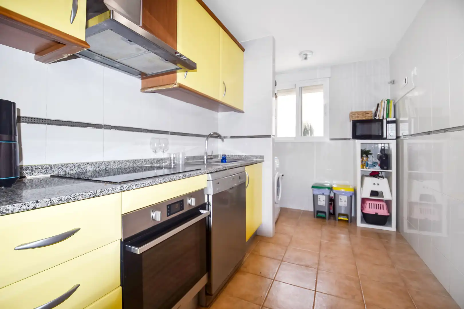 Kitchen of Flat for sale in Finestrat  with Air Conditioner, Private garden and Terrace
