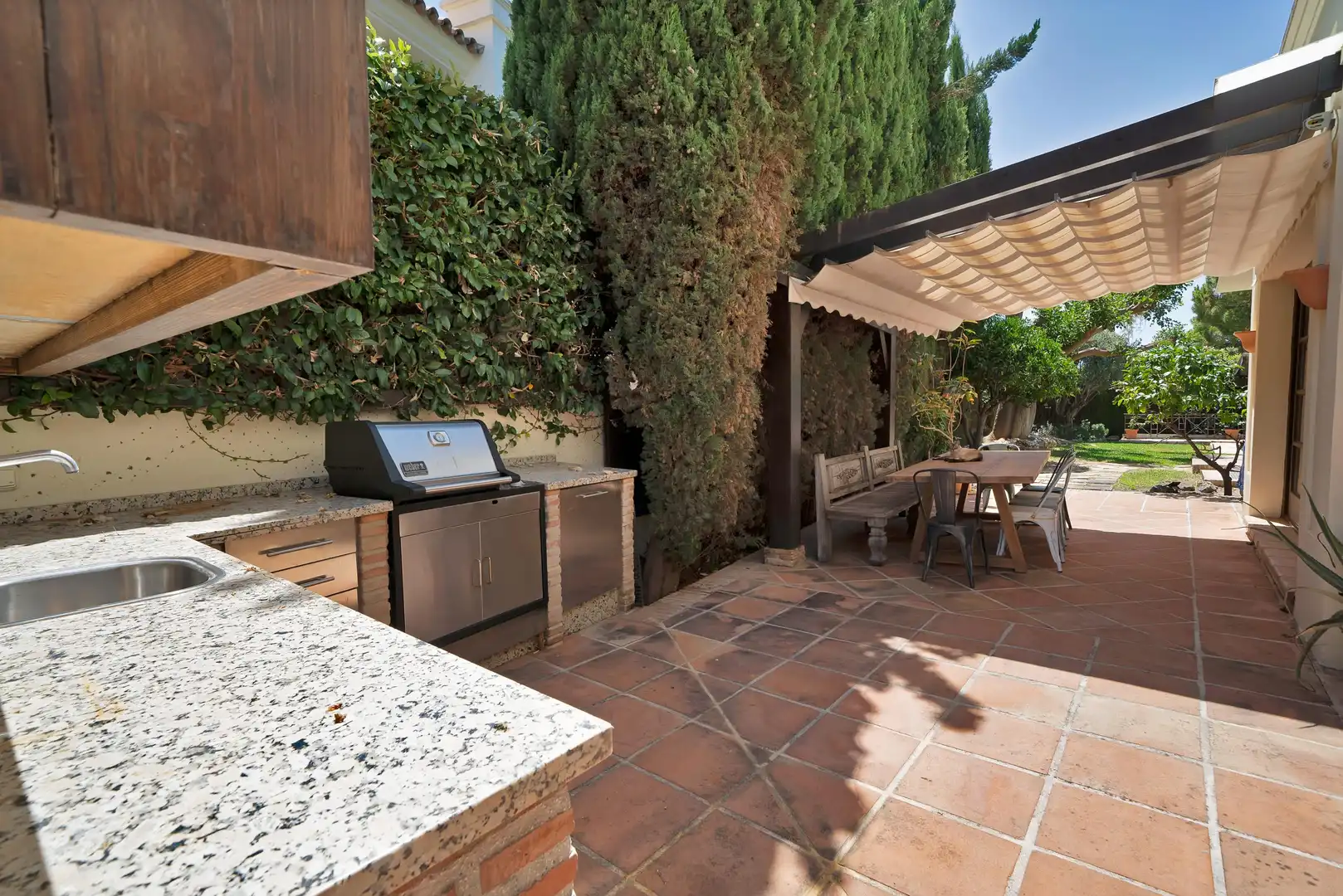 Terraza de Casa o chalet en venta en Marbella con Calefacción, Jardín privado y Terraza
