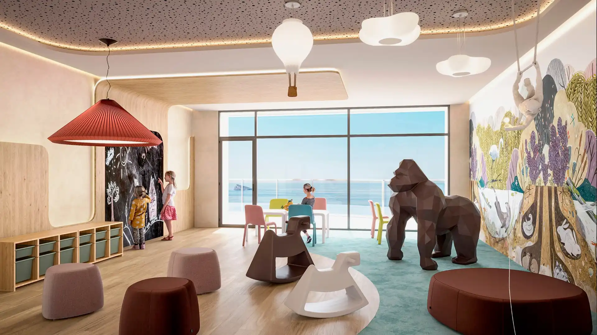 Sala d'estar de Àtic en venda en Benidorm amb Aire condicionat, Terrassa i Piscina
