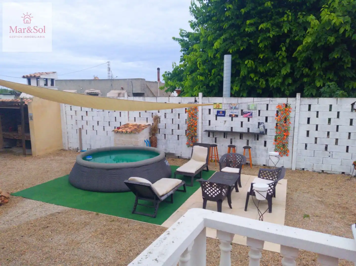 Terrace of Houses for sale in Cullera  with Air Conditioner, Private garden and Terrace