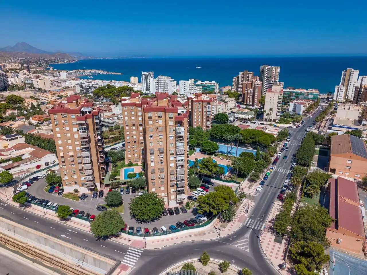 Vista exterior de Piso en venta en El Campello