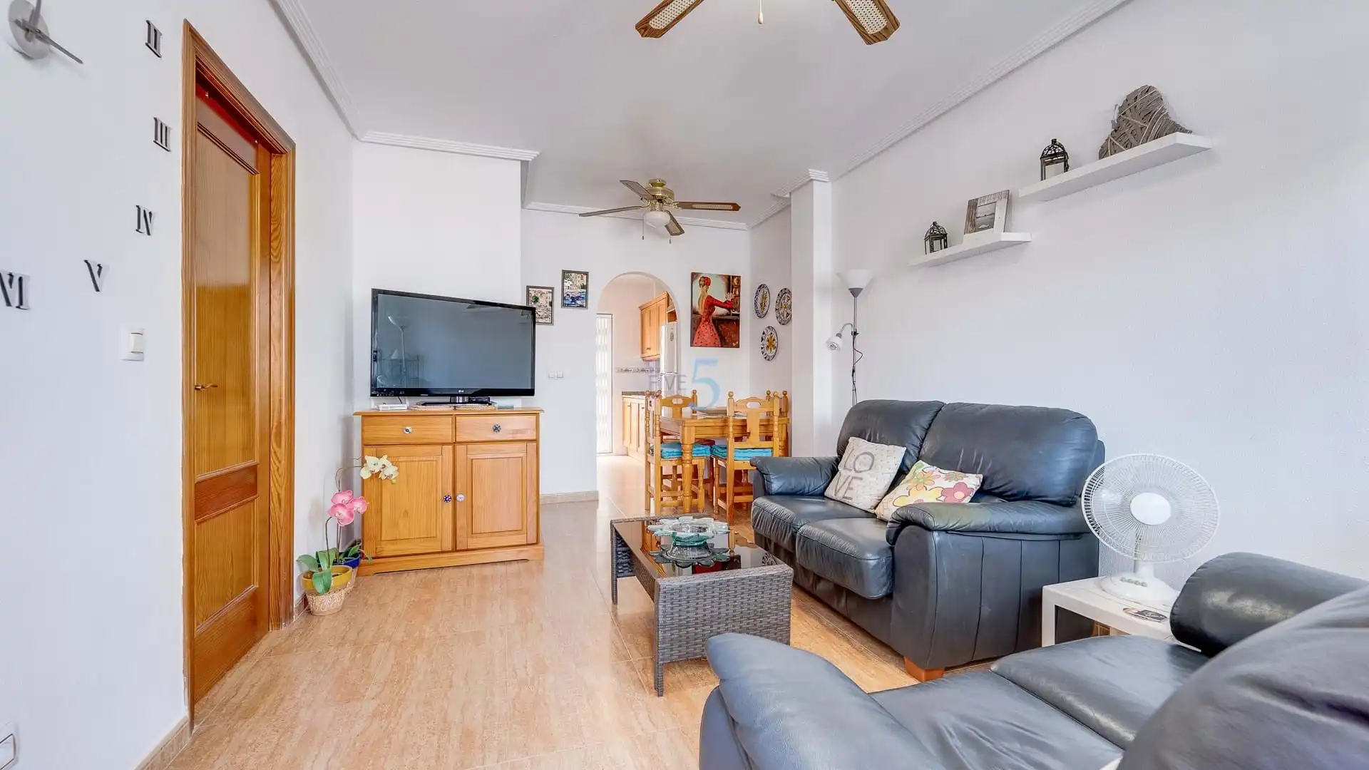Sala de estar de Piso en venta en San Pedro del Pinatar con Aire acondicionado, Calefacción y Piscina