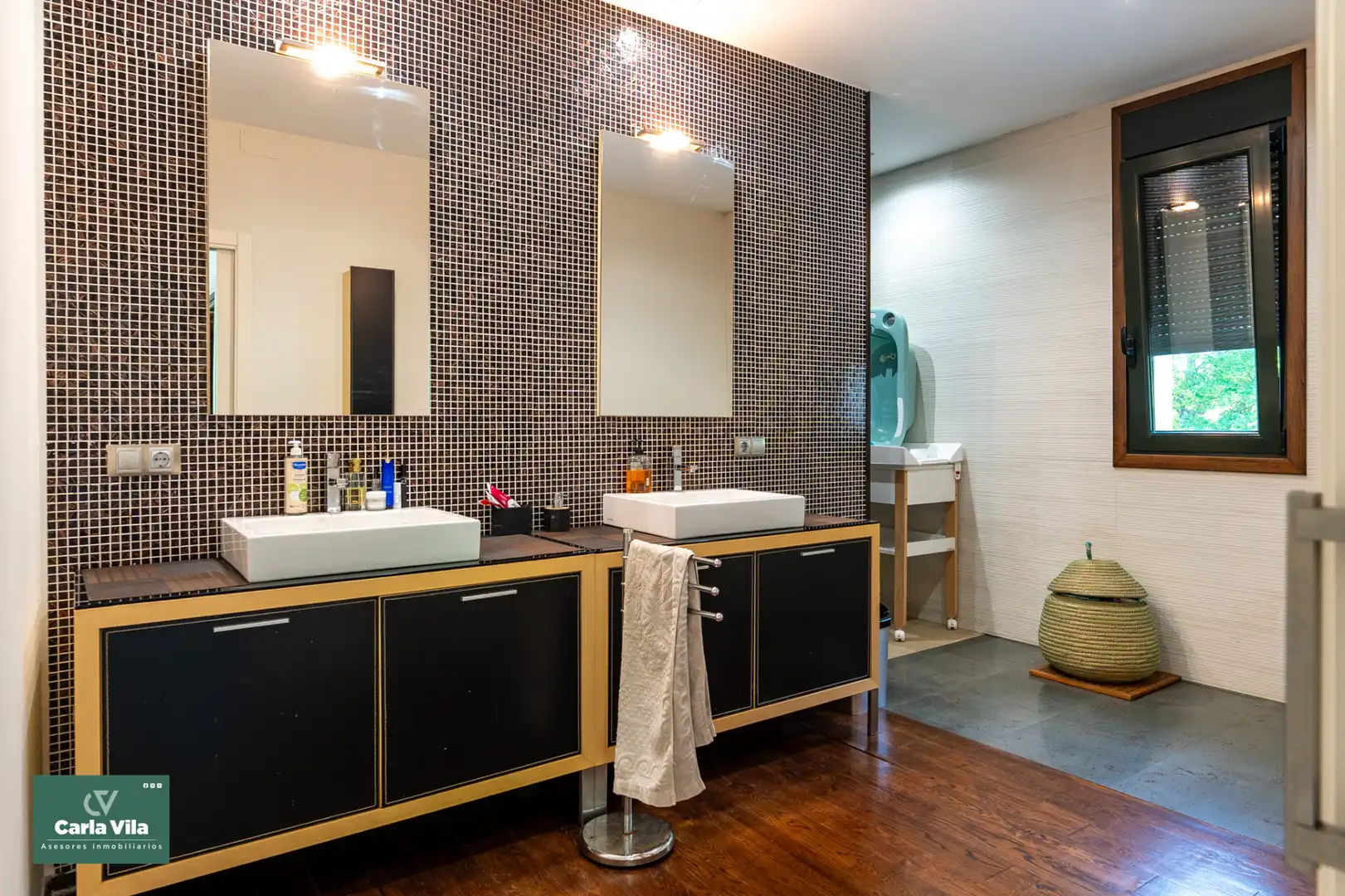 Badezimmer von Haus oder Chalet zum Verkauf in O Corgo   mit Heizung, Privatgarten und Parkett