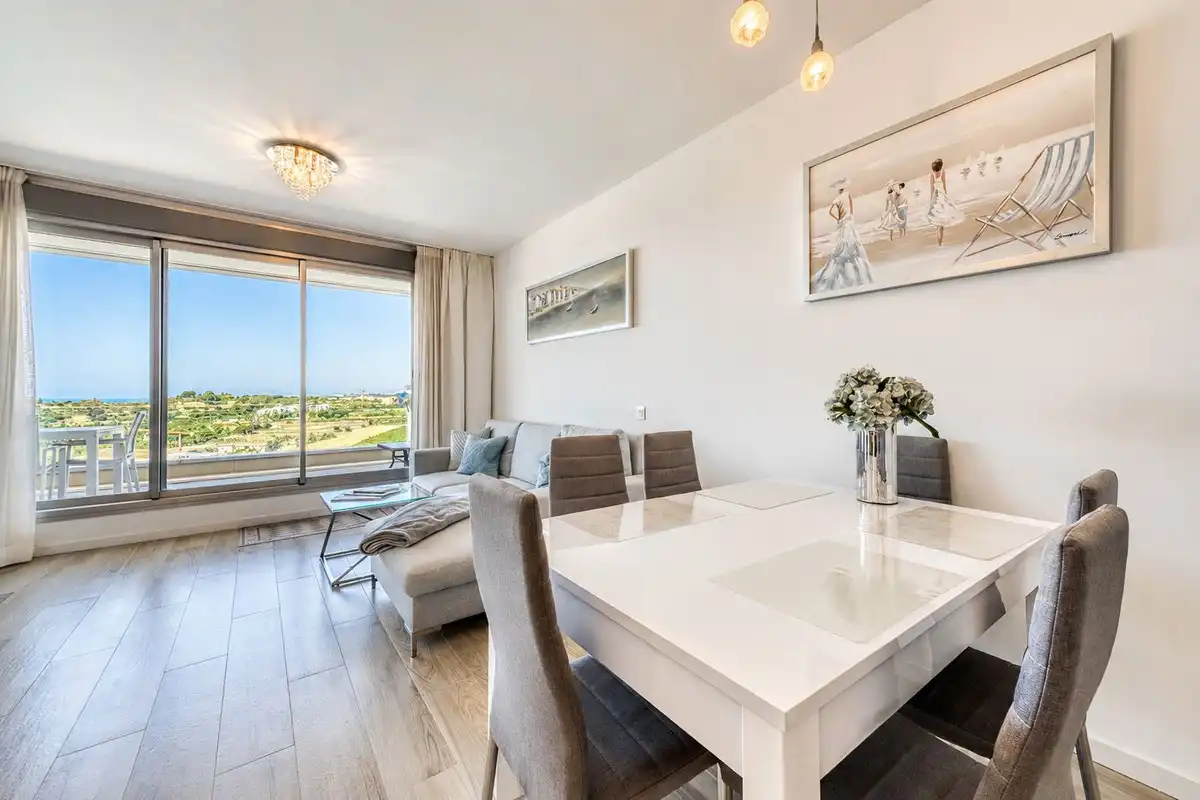 Dining room of Apartments for sale in Estepona  with Air Conditioner, Terrace and Storage room